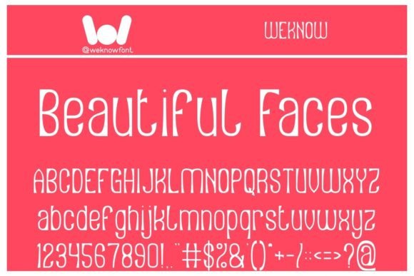 Beautiful Faces: A Display Font That Earns Its Name