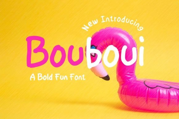 Bouboui: A Display Font That Makes Your Headlines Impossible to Scroll Past