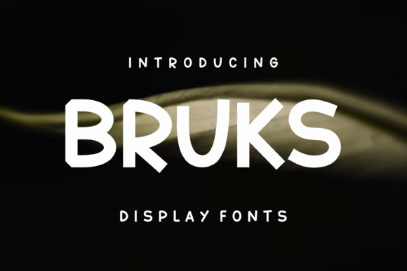 Bruks: A Modern Display Font for Editorial Impact