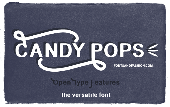 Candy Pops: A Friendly Display Font for Digital Branding