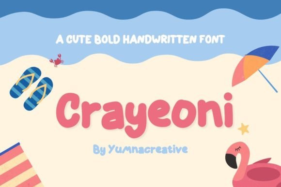 Crayeoni: A Playful Handwritten Font for Authentic Brand Identity