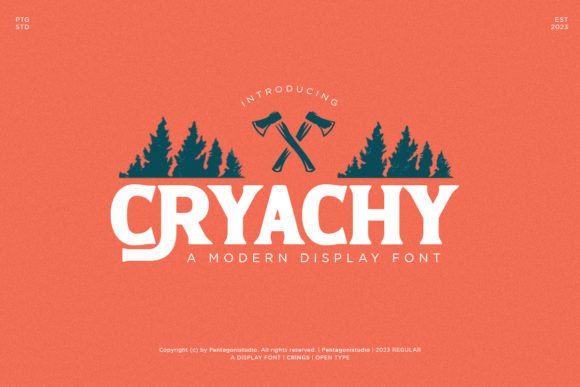 Cryachy: A Bold Display Font That Elevates Real Small Business Branding