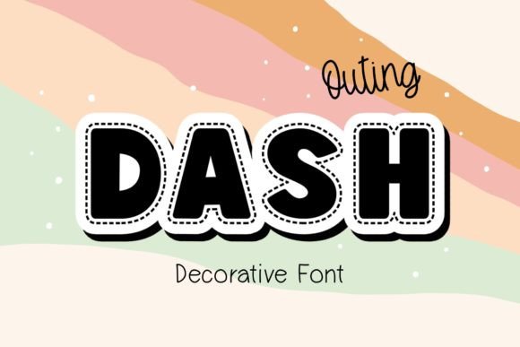 Dash Outing: A Playful Display Font That Lifts Your Digital Brand