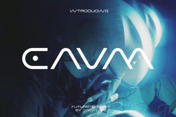 Eavm: A Futuristic Display Font for Digital Branding