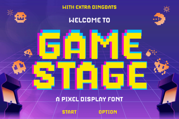 Game Stage: A Display Font That Plays to Win