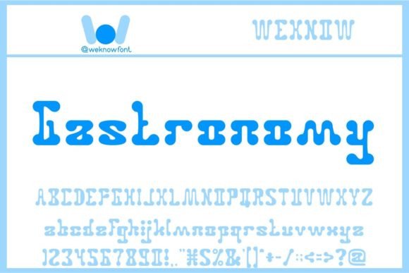 Gastronomy: A Modern Display Font for Editorial Clarity