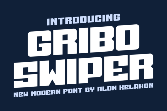 Gribo Swiper: A Display Font That Makes Your Brand Feel Intentional