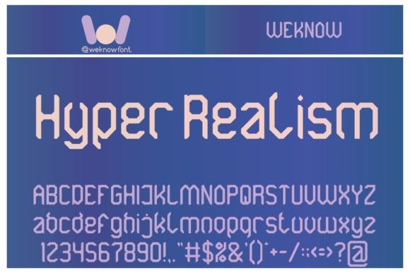 Hyper Realism: A Techno Display Font That Delivers Impact