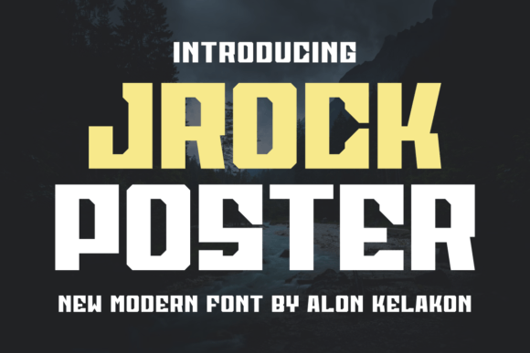 Jrock Poster: A Bold Display Font That Elevates Your Brand