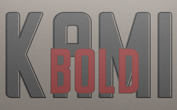 Kami: A Friendly, Bold Display Font for Small Business Branding