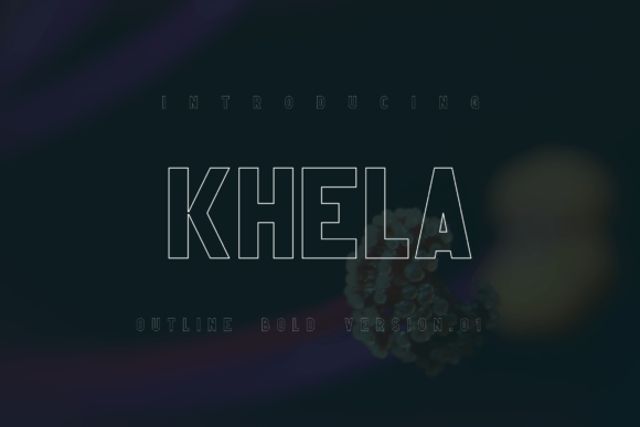 Khela Outline: A Display Font That Commands Attention