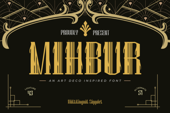 Mihbur: A Display Font That Feels Like a Quiet Moment of Clarity