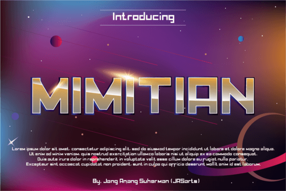 Mimitian: A Futuristic Display Font That Elevates Real Small Business Branding