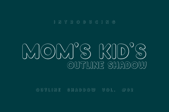 Moms Kids: A Bold Display Font for Modern Brand Identity