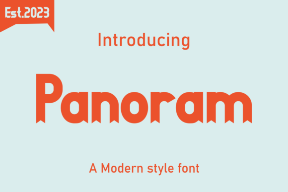 Panoram Display Font for Polished Brand Identity