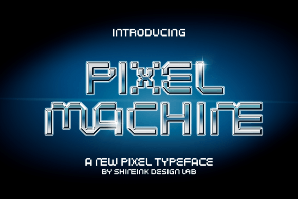 Pixel Machine: A Playful Display Font That Delivers Personality