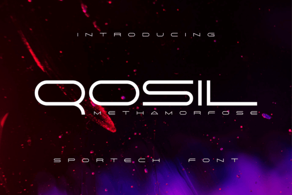 Qosil Methamorfose: A Futuristic Display Font for Digital Branding