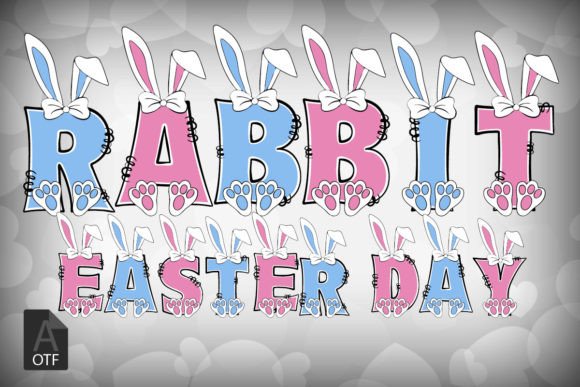 Rabbit Easter Day: A Vibrant Display Font for Scroll-Stopping Campaigns