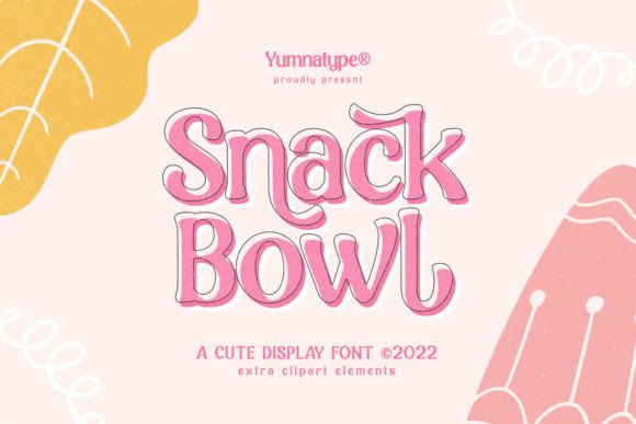 Snack Bowl: A Display Font That Delivers Joy in Every Headline