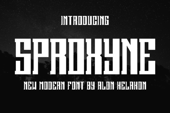 Sproxyne: A Display Font That Elevates Digital Branding