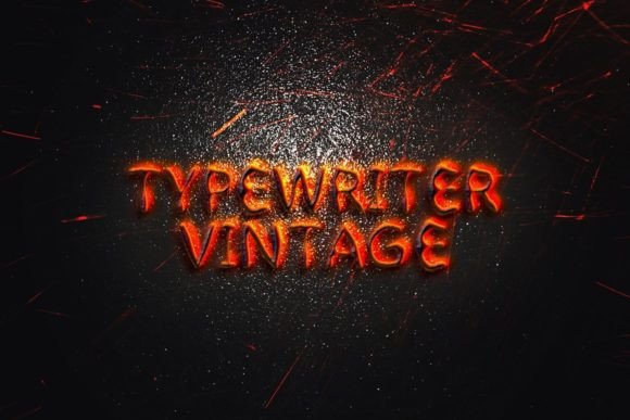 Typewriter Vintage: A Bold Display Font That Earns Its Spotlight