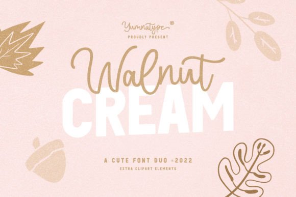 Walnut Cream: A Display Font That Feels Like Handmade Magic