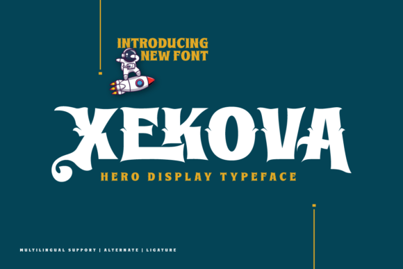 Xekova: A Display Font That Elevates Your Small Business Brand